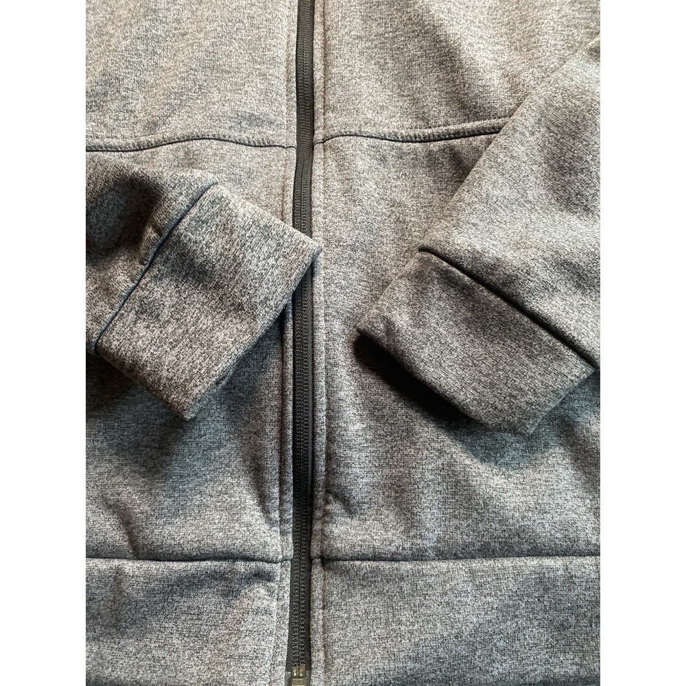 Nike Therma-FIT Men's Full Zip Fleece Hoodie Heather Grey CU6231-071 Size L - Picture 5 of 8